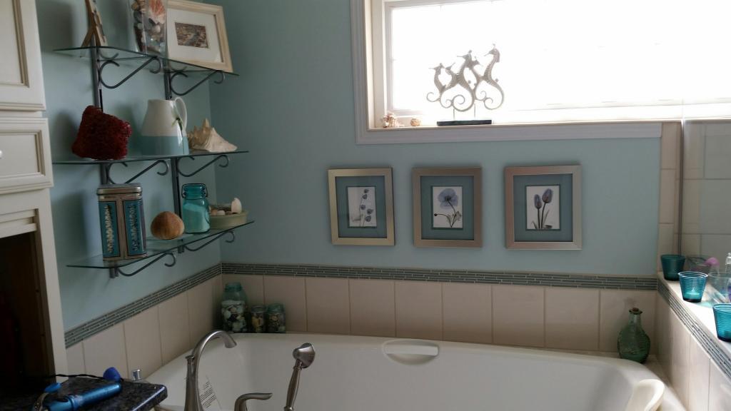 Aquamarine Bathroom Remodel